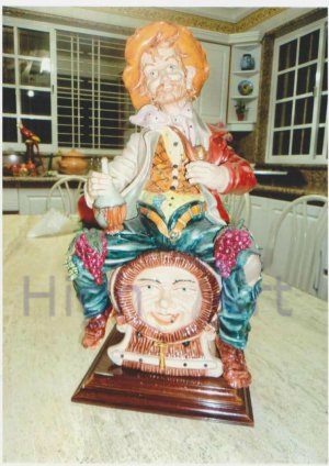 (Relaxed Elder) , Capodimonte Porcelain