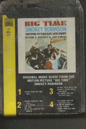 SMOKEY ROBINSON BIG TIME MOVIE SCORE 8 TRACK TAPE