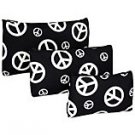 Peace Sign 3-Piece Nesting Cosmetic Set
