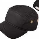 Cadet Hat w/Curved Brim (Black)