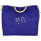 Royal Blue Everyday Jute Tote Bag