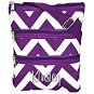 Dark Purple Chevron Crossbody Bag