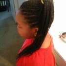 Lil girl side pony tail