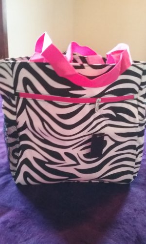 Zebra Print  Shopper Tote