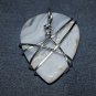 Wire wrapped Blue Lace Agate Pendant