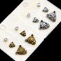 FASHION LEOPARD EARRINGS GOLD/SILVER