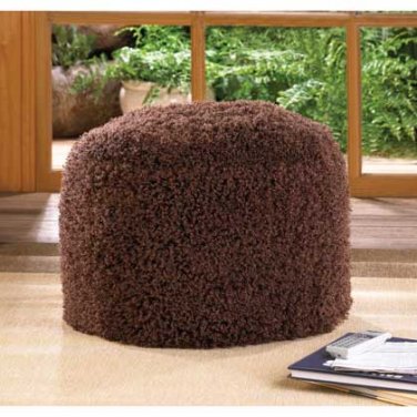 Chestnut Brown Ottoman Pouf