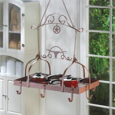Western Kitchen Pot Rack
