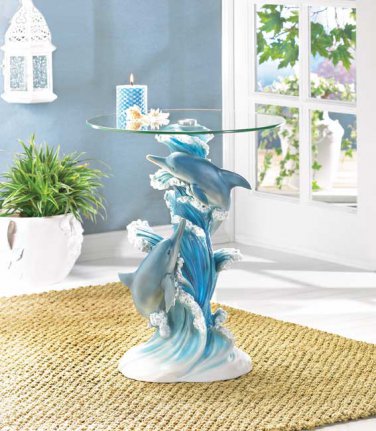 Dolphins Accent Table