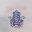 Embroidered HAPPY BIRTHDAY - HAND OF FATIMA Extra Large Flour Sack Kitchen Towel