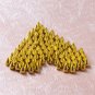 100pcs 9.5mm Gold Color Metal Bullet Rivet Spikes Stud Punk rock Bag B