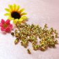 100pcs 9.5mm Gold Color Metal Bullet Rivet Spikes Stud Punk rock Bag B