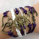 Bracelet Anchor Heart to Heart Bracelets with exquisite gift box