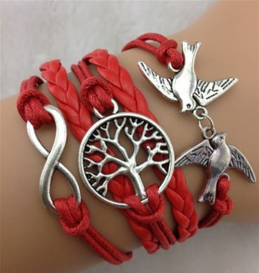 Bracelet Peace Dove tree with exquisite gift box