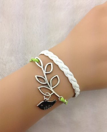 Bracelet Leaf bracelets with exquisite gift box