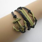 Bracelet Anchor Where there's a will there's a way bracelets with exquisite gift box