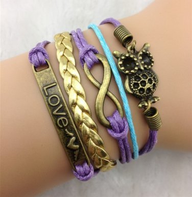 Bracelet LOVE OWL with exquisite gift box