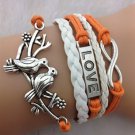 Bracelet LOVE Peace Dove bracelets with exquisite gift box