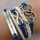Bracelet where there's a will there's a way bracelets with exquisite gift box