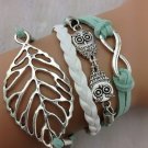 Bracelet Leaf OWL Bracelets with exquisite gift box