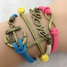 Bracelet LOVE Anchor with exquisite gift box