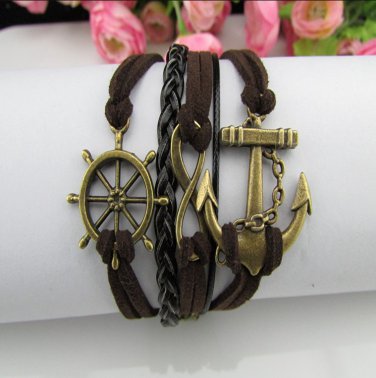 Bracelet Anchor bracelets with exquisite gift box