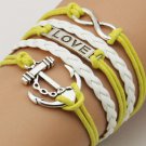 Bracelet Anchor LOVE bracelets with exquisite gift box