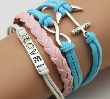 Bracelet LOVE Anchor bracelets with exquisite gift box