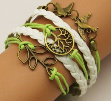 Bracelet Peace Dove Tree bracelets with exquisite gift box