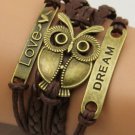 Bracelet LOVE DREAM OWL BRACELETS with exquisite gift box