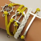 Bracelet Cross Anchor bracelets with exquisite gift box