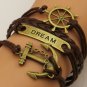 Bracelet Anchor DREAM bracelets with exquisite gift box