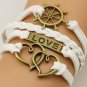 Bracelet LOVE Heart to Heart white bracelets with exquisite gift box
