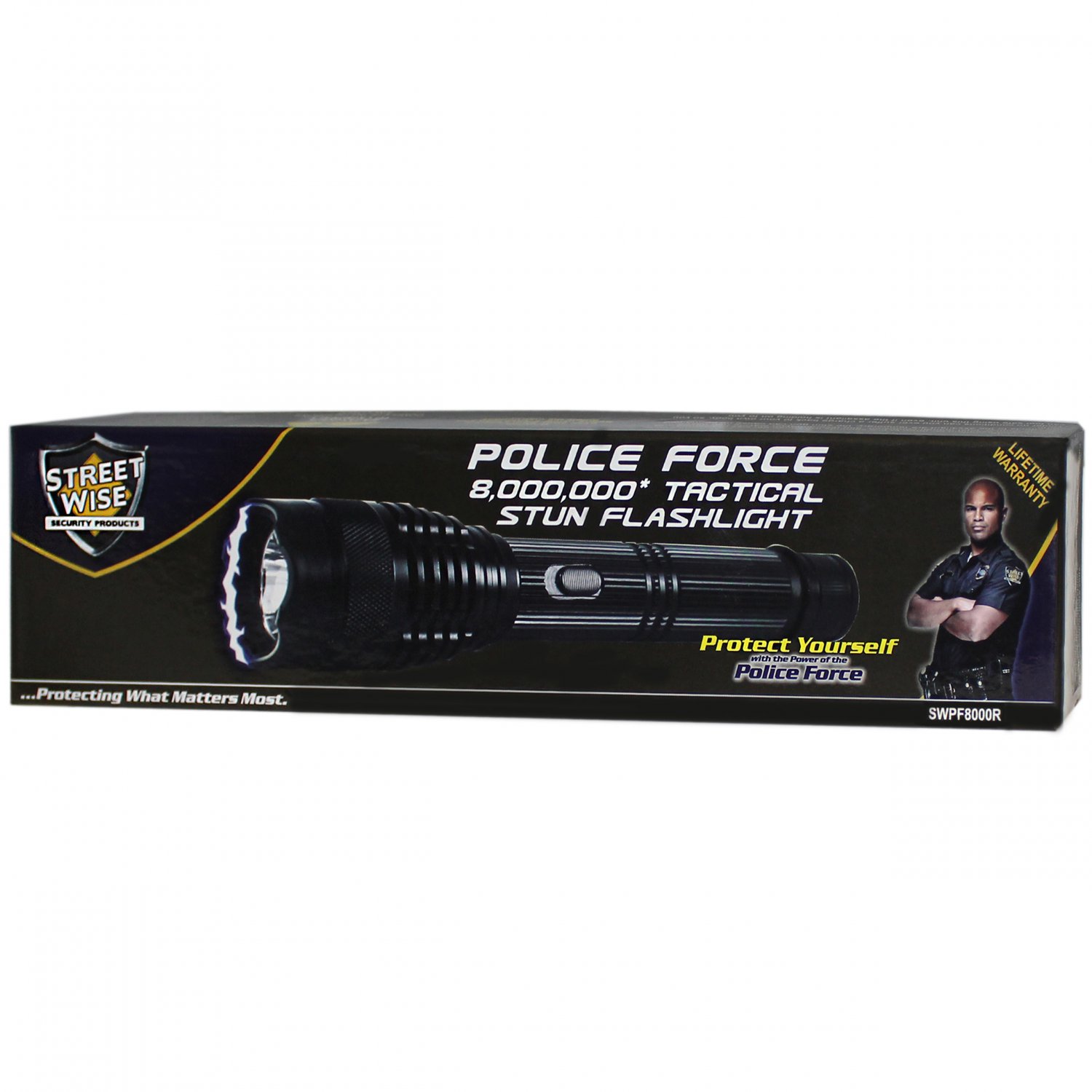 Police Force 8,000,000 Tactical Stun Flashlight