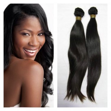 Indian hair, Remy Hair 3bundle=full head 300g 12-30" inches Straight Hair, or BodyWavy Hair