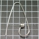6 pieces Sterling Silver interchangeable swirl in Earring EAR WIRE earwire hook