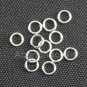 100pcs 925 Sterling Silver Round Closed Soldered 4mm Jump Ring Wire 22 Ga CR407