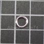 100pcs 925 Sterling Silver Round Closed Soldered 4mm Jump Ring Wire 22 Ga CR407
