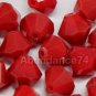 36 pcs Swarovski Crystal Elements 5301 5mm BICONE Beads Crystal DARK RED CORAL