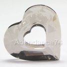 Swarovski Crystal 6262 26mm Miss U Heart Clear Satin