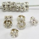 12 pcs Swarovski Crystal 5mm 4720 Rondelle Transparent spacer beads