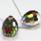 2 pieces Swarovski Crystal 6002 15mm Vintage Disco Drop Pendants Vitrail Medium