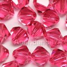 36 pcs Swarovski Crystal Elements 5301 5mm BICONE Beads Crystal INDIAN PINK