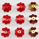 6 pcs Swarovski 3700 Magaritas 10mm Crystal LIGHT SIAM AB