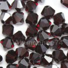 36 pcs Swarovski Crystal Elements 5301 5mm BICONE Beads GARNET SATIN