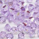 36 pcs Swarovski Crystal Elements 5301 5mm BICONE Beads VIOLET AB