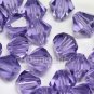 36 pcs Swarovski Crystal Elements 5328 5mm XILLION BICONE Beads TANZANITE