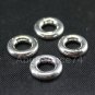 4pcs 925 Sterling Silver LARGE Round Closed Soldered 12mm Ring CR124