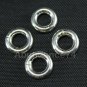 4pcs 925 Sterling Silver LARGE Round Closed Soldered 12mm Ring CR124
