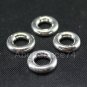 4pcs 925 Sterling Silver LARGE Round Closed Soldered 12mm Ring CR124